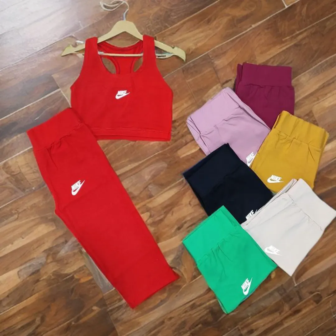 ست نیم تنه شلوارک نایک